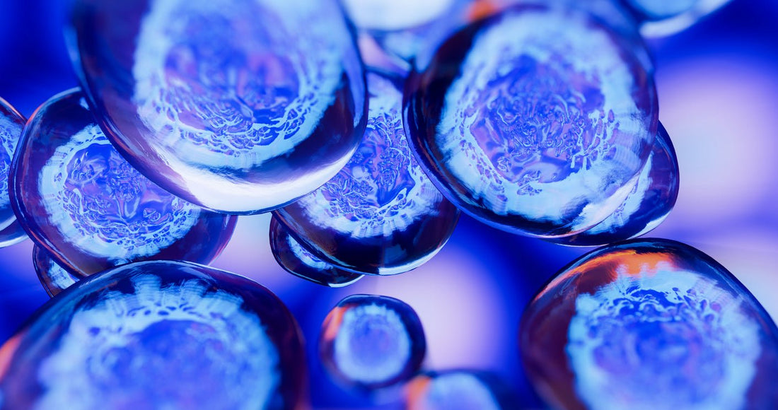 Blue stem cells.