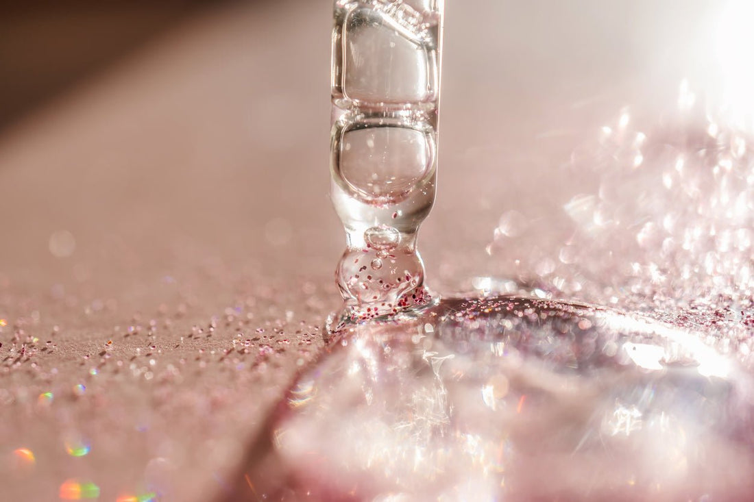 Close up of a retinoid skincare product.